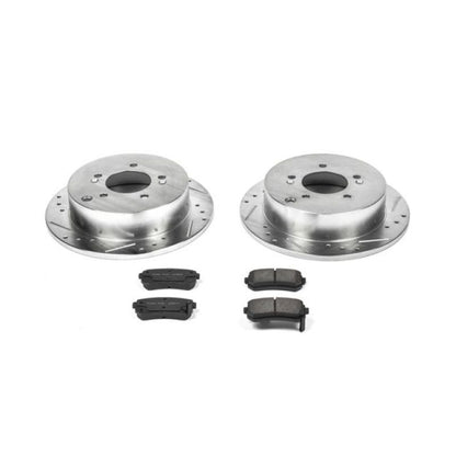 Power Stop 10-15 Hyundai Tucson Rear Z23 Evolution Sport Brake Kit PowerStop