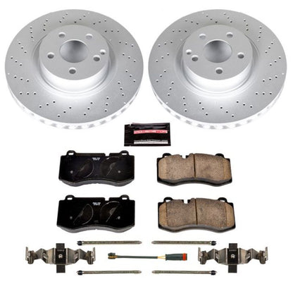 Power Stop 07-08 Mercedes-Benz CL550 Front Z23 Evolution Sport Coated Brake Kit PowerStop