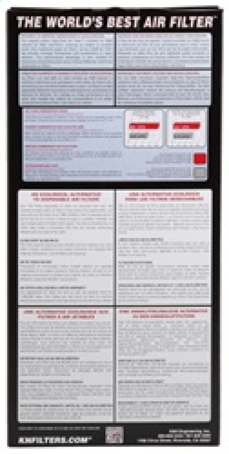 K&N 77-83 Porsche 911 CSI F/I Drop In Air Filter K&N Engineering