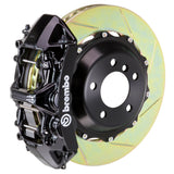 Brembo 07-12 335i (Excl. xDrive) Front GT BBK 6 Piston Cast 355x32 2pc Rotor Slotted Type1-Black