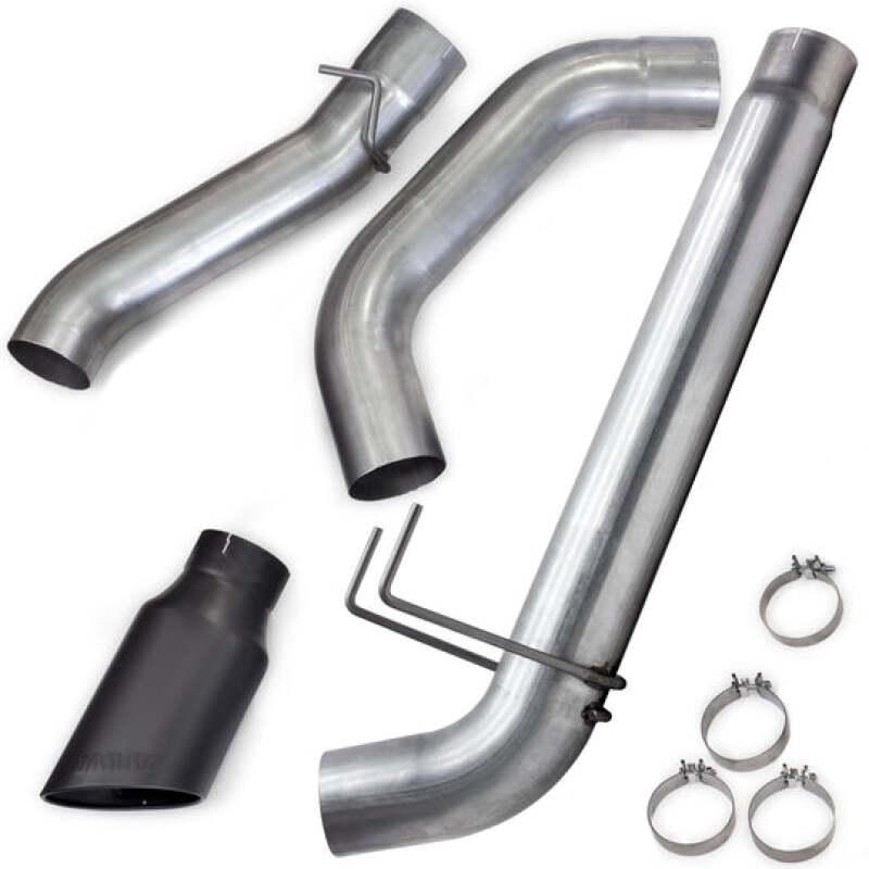 Banks Power 19-23 Dodge RAM Monster Exhaust 5.0in Single 6.7L CCLB DRW w/ SideKick Black Tip Banks Power