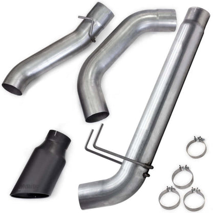 Banks Power 19-23 Dodge RAM Monster Exhaust 5.0in Single 6.7L CCLB DRW w/ SideKick Black Tip Banks Power