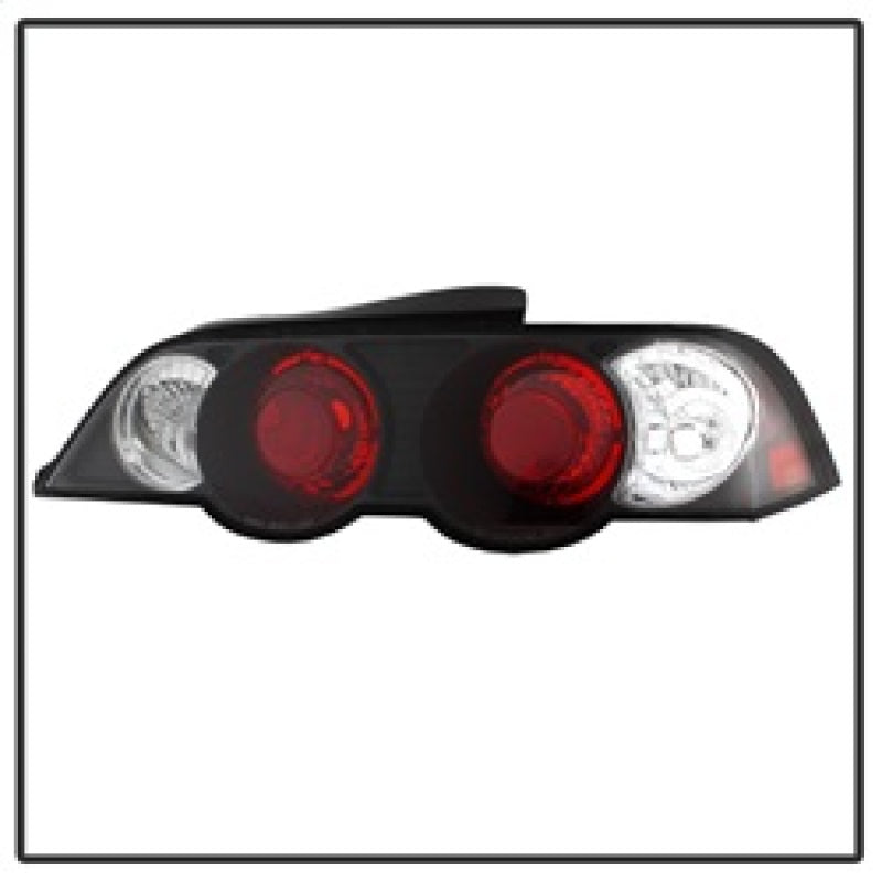 Spyder Acura RSX 02-04 Euro Style Tail Lights Black ALT-YD-ARSX02-BK SPYDER