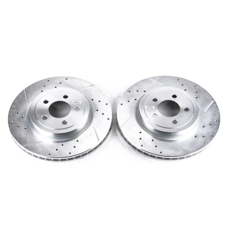 Power Stop 05-19 Chrysler 300 Front Evolution Drilled & Slotted Rotors - Pair PowerStop