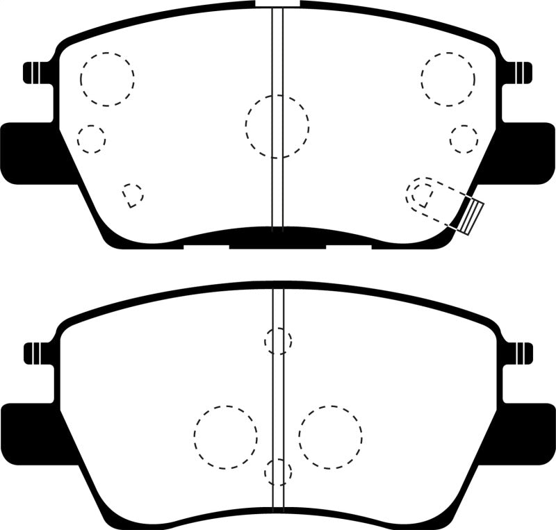 EBC Ultimax2 Front Brake Pads - UD1844 EBC