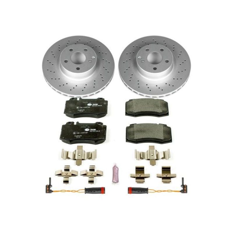 Power Stop 00-03 Mercedes-Benz CL500 Front Euro-Stop Brake Kit PowerStop