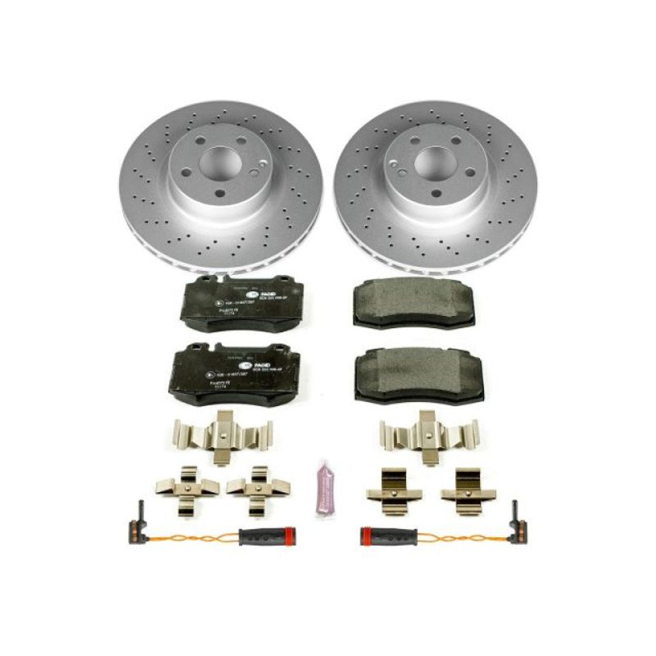 Power Stop 00-03 Mercedes-Benz CL500 Front & Rear Z26 Street Warrior Brake Kit