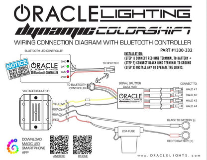 Oracle Chevy Corvette C7 14-19 Dynamic DRL w/ Switchback Turn Signals - ColorSHIFT - Dynamic