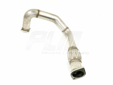 PLM Power Driven B16/B18/B20 Downpipe For Top Mount Turbo Manifold 88-00 Civic / 90-01 Integra - PLM-B-T3-TOP-DP