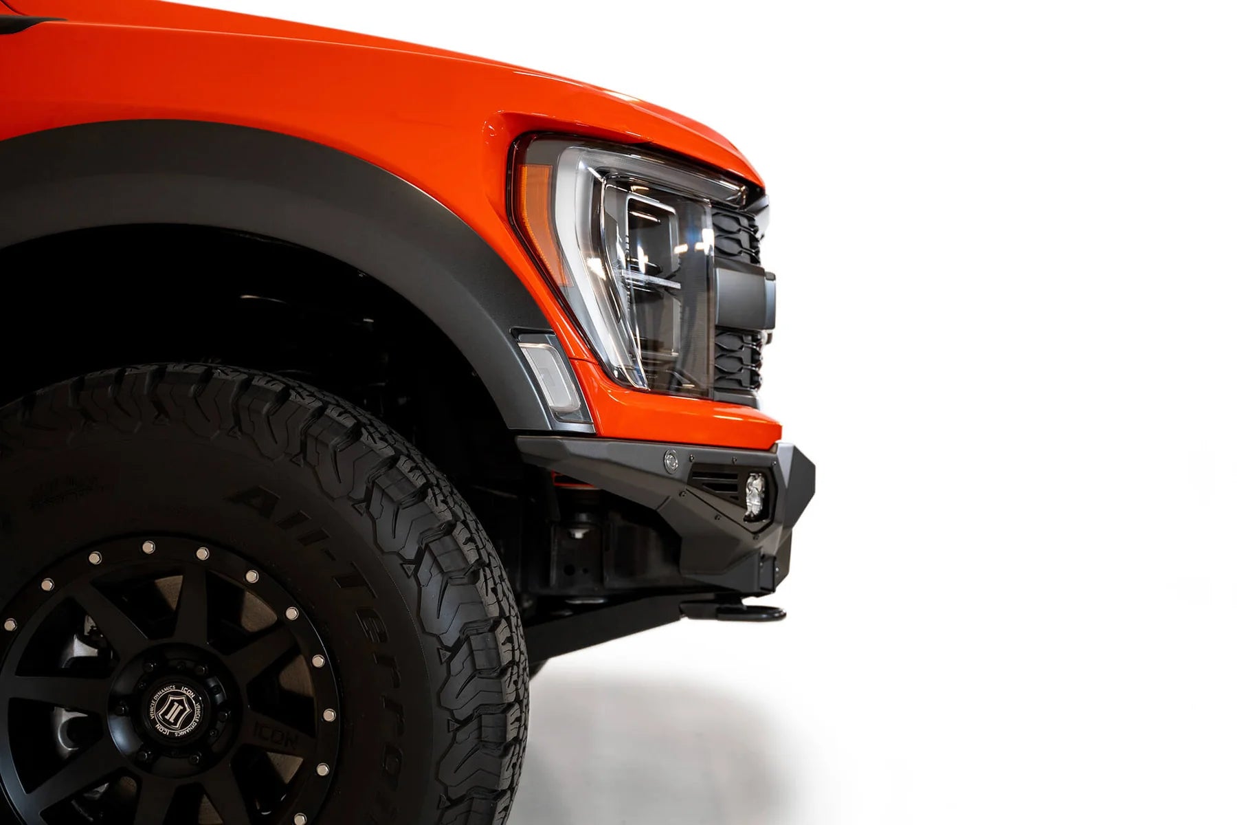 Addictive Desert Designs 2021-2023 Ford F-150 Raptor/Raptor R Bomber Front Bumper (Baja Designs) - F210014100103 Addictive Desert Designs