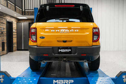 MBRP 2021+ Ford Bronco Sport (1.5L / 2.0L EcoBoost) 2.5in Res-Back Exhaust - Dual Rear - Black MBRP