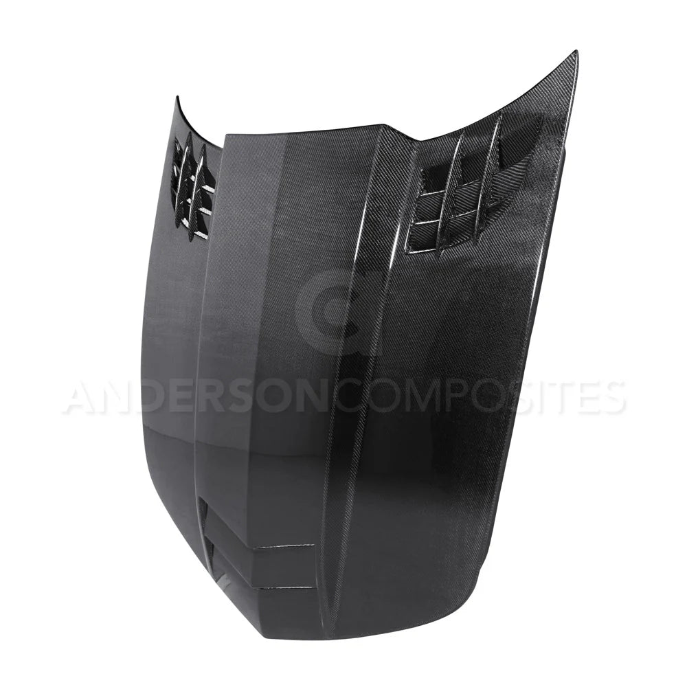 Anderson Composites 10-15 Chevrolet Camoro Typ-TTII Carbon Fiber Hood - AC-HD1011CHCAM-TTII