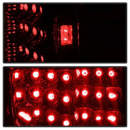 Spyder Ford F150 Flareside 97-03 LED Tail Lights Red Clear ALT-YD-FF15097FS-LED-RC