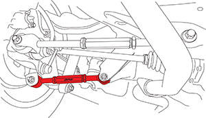 67665 SPC Performance 03-06 Subaru Baja/00-09 Legacy/Outback Rear Camber Kit SPC Performance