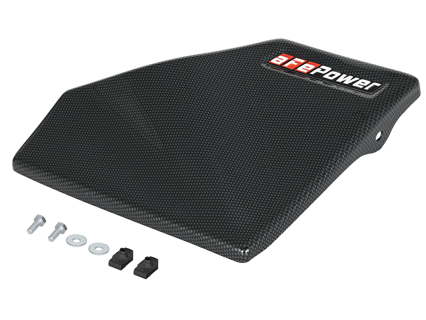 AFE Fits Intakes 51-12862, 54-12862, 52-10011D, and 52-10011R Magnum FORCE Stage-2 Intake System Cover - Carbon Fiber Look - 54-12868-C aFe