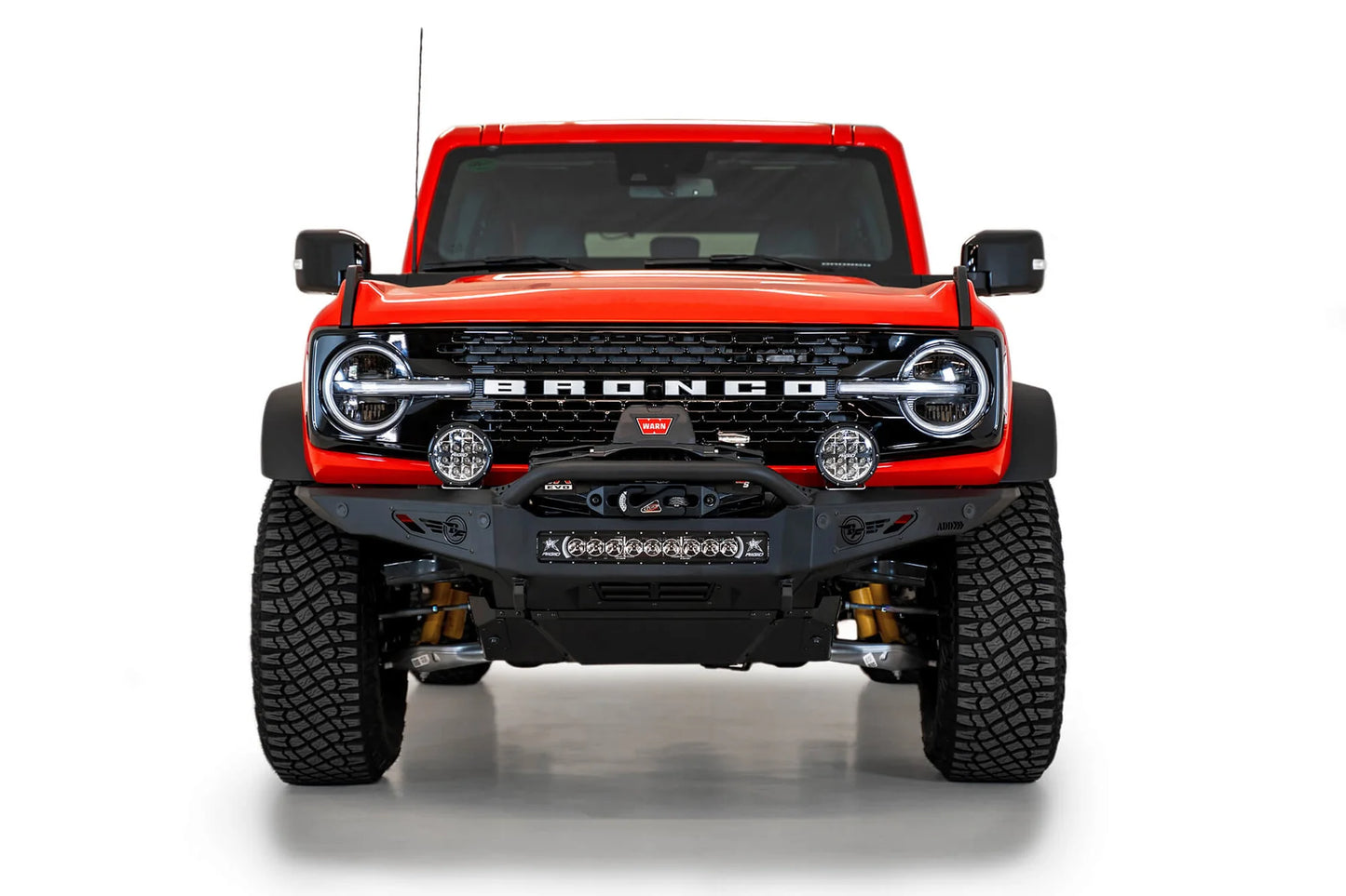 ADD 2021-2023 Ford Bronco Rock Fighter Winch Front Bumper - F230181060103 Addictive Desert Designs