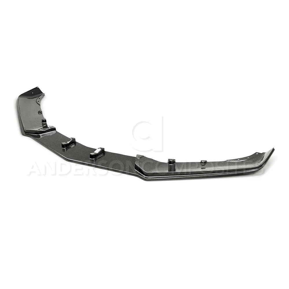 Anderson Composites 2019 - 2024 Chevrolet Camaro SS Type-SS Carbon Fiber Lower Front Chin Spoiler - AC-FL19CHCAMSS-SS