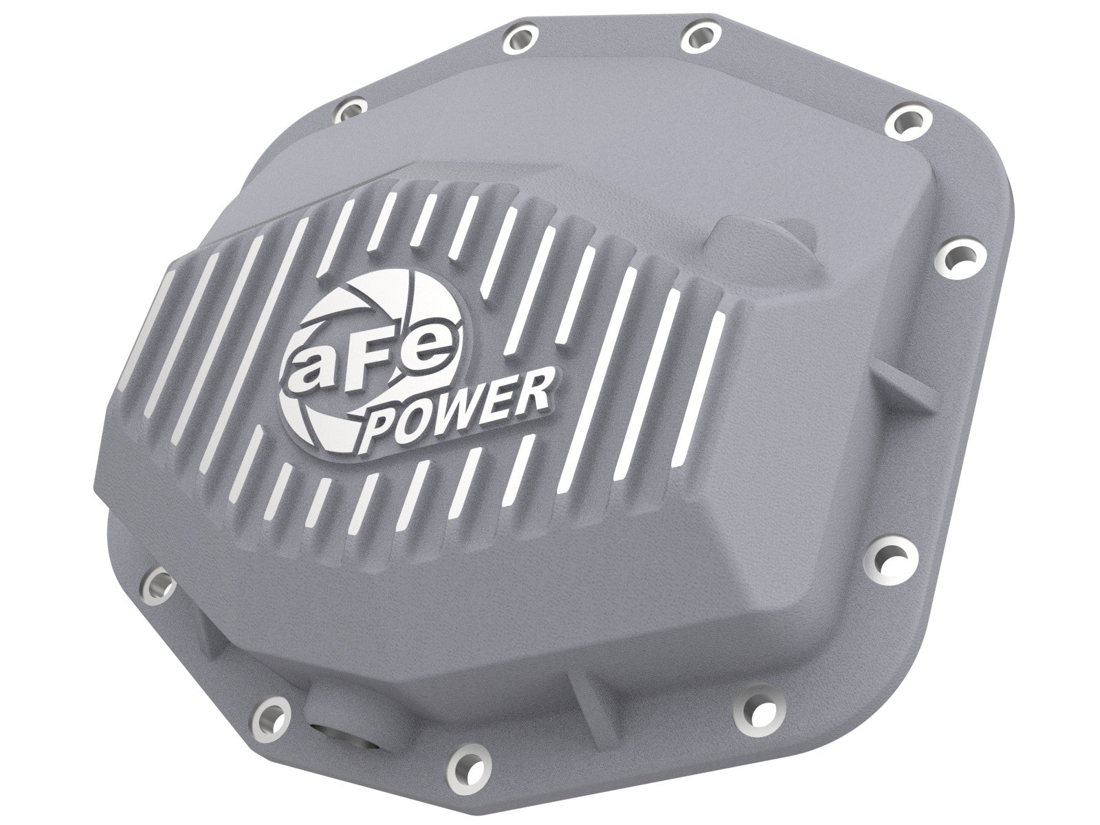 afe RAM 1500 TRX 21-22 V8-6.2L (sc) Street Series Rear Differential Cover Raw w/ Machined Fins - 46-71280A aFe