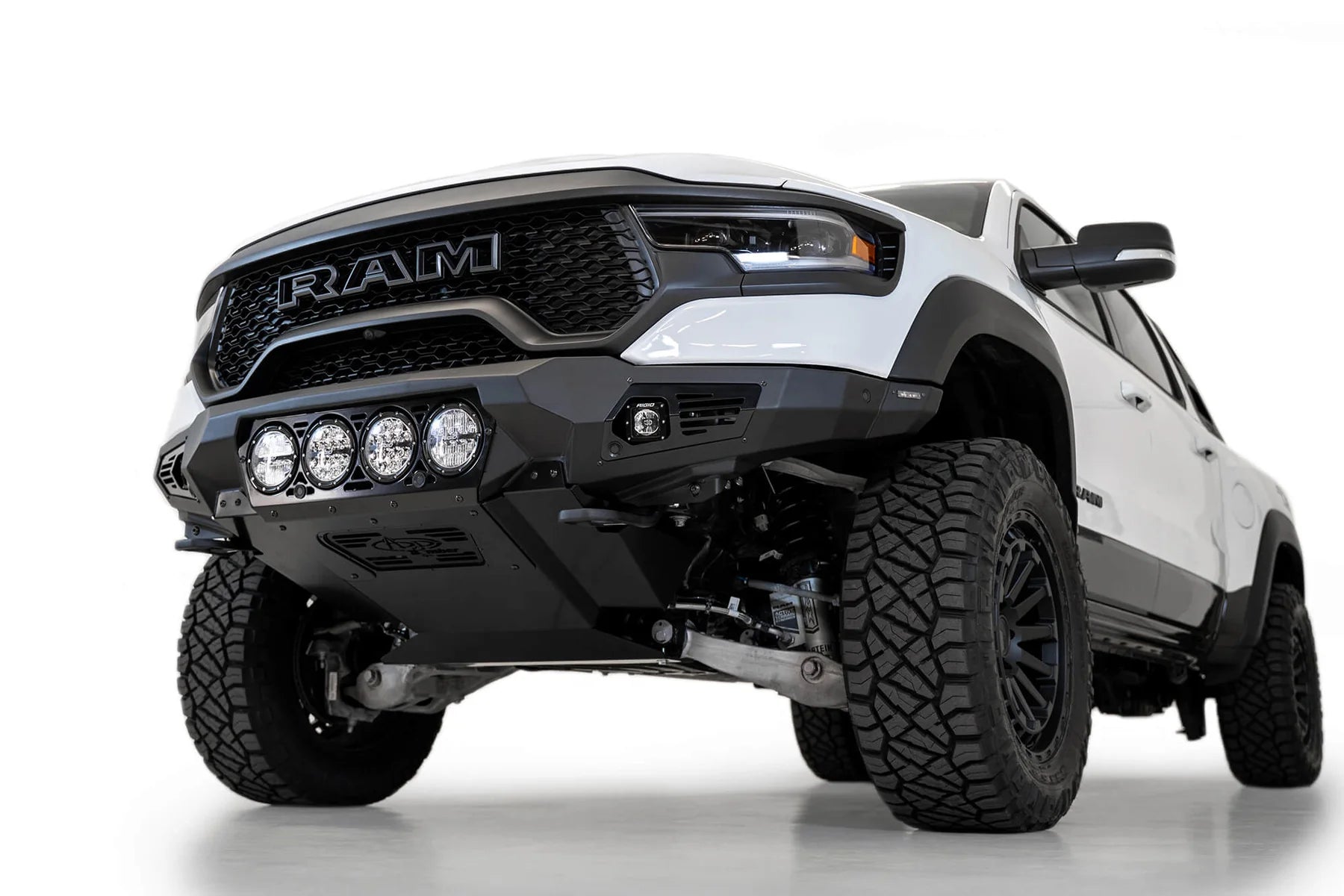 Addictive Desert Designs 2021-2023 Ram 1500 Trx Bomber Front Bumper (Rigid) - F620014110103 Addictive Desert Designs