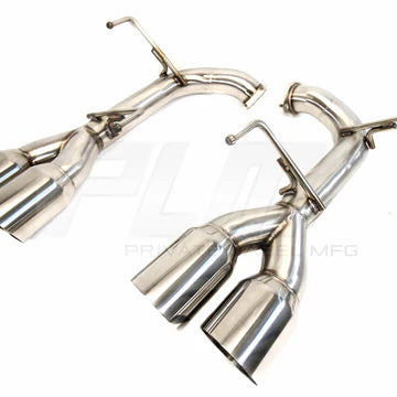 PLM Subaru WRX & STI 2015-2021 Axle-Back Exhaust / Muffler Deletes (Polished) - PLM-SUB-TKP-DUAL-2015-1.5-PO