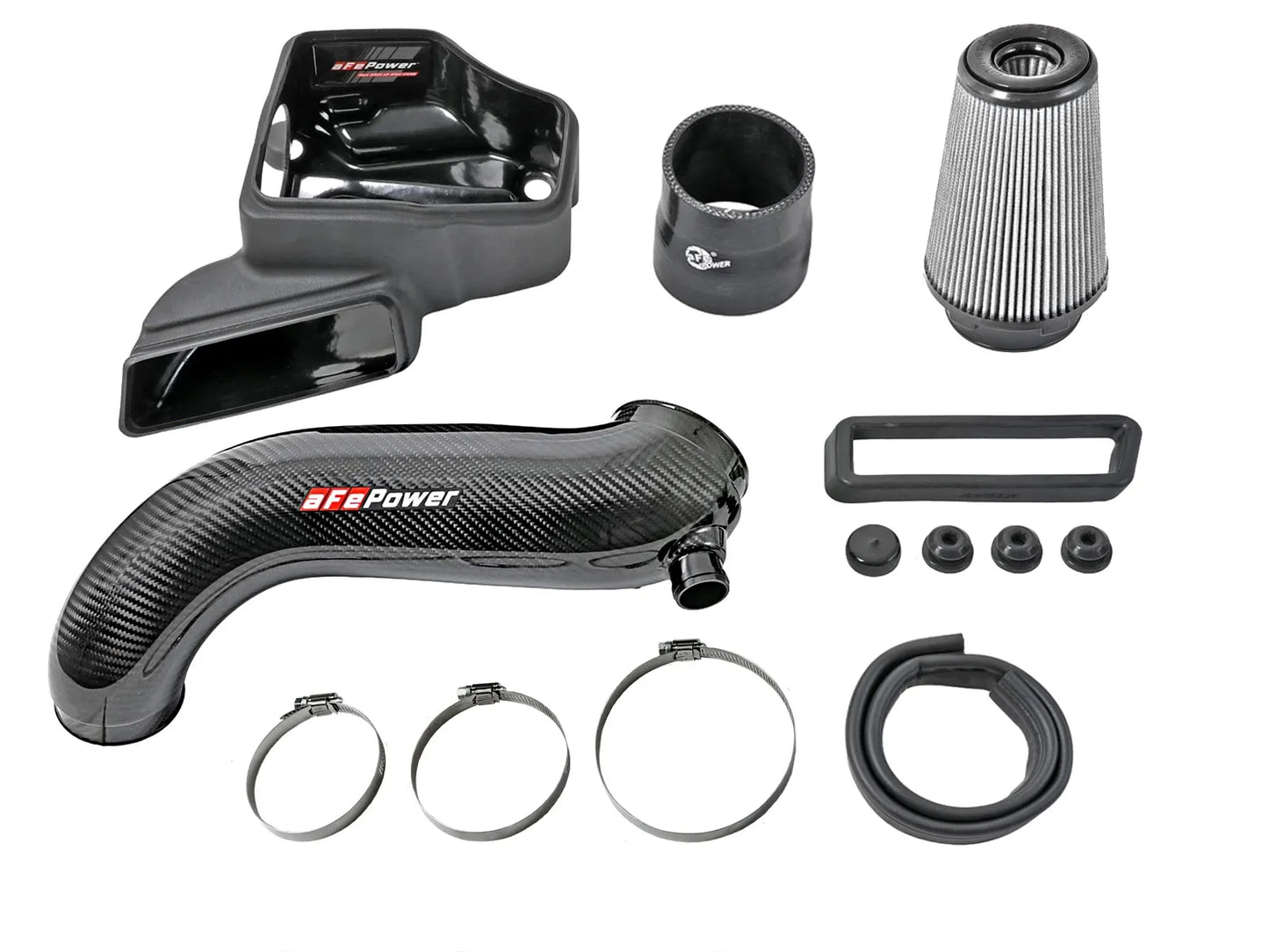 aFe Track Series Carbon Fiber Air Intake System Audi, Volkswagen 2.0L - 57-10016D aFe