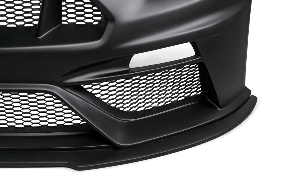 Anderson Composites 2015 - 2017 Mustang Ford GT Style Mustang Fiberglass Front Bumper With Front Lip - AC-FB15FDMU-TT-GF