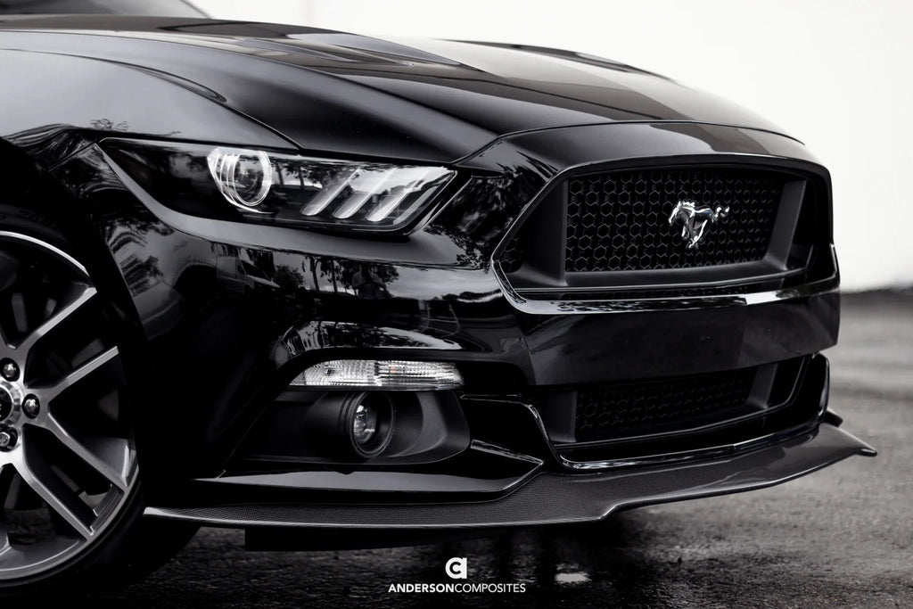 Anderson Composites 2015 - 2017 Mustang Carbon Fiber Type-AC Front Chin Splitter - AC-FL15FDMU-AC