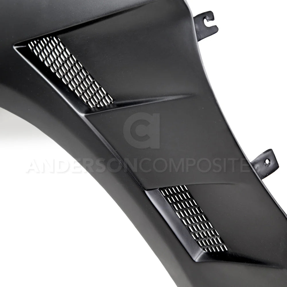 Anderson Composites 15-17 Mustang Fiberglass Type-AT Front Fenders (Pair) - AC-FF15FDMU-AT-GF