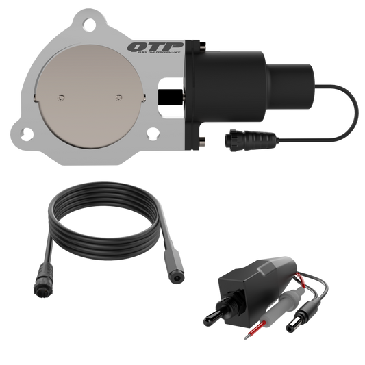 QTP 3.50 Inch Electric Exhaust Cutout Valve (Universal) - QTEC35 QTP