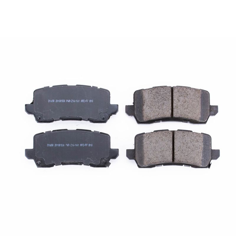 Power Stop 17-19 Acura MDX Rear Z16 Evolution Ceramic Brake Pads PowerStop