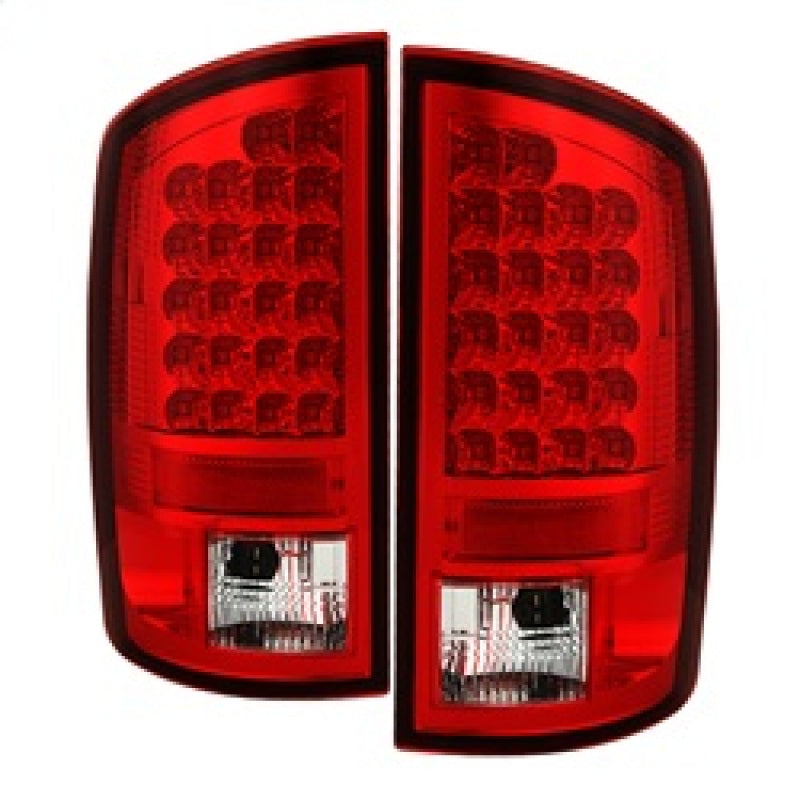 Spyder Dodge Ram 02-06 1500/Ram 2500/3500 03-06 LED Tail Light Red Clear ALT-YD-DRAM02-LED-RC SPYDER