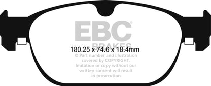 EBC Ultimax2 Front Brake Pads - UD1865 EBC