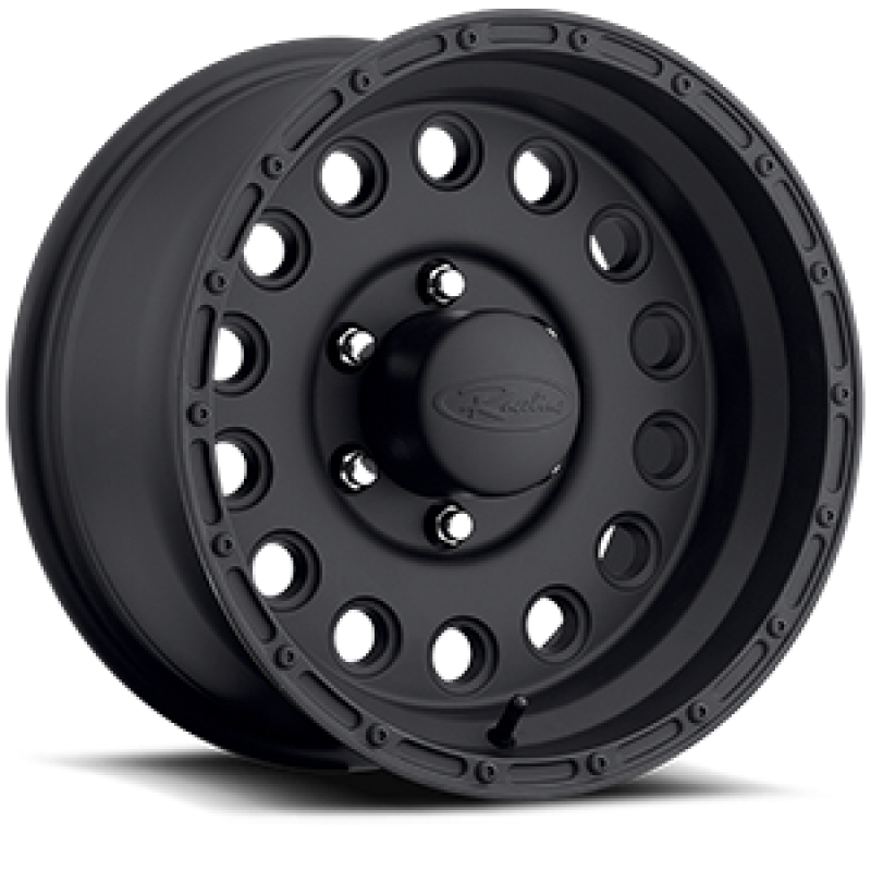 Raceline 887B Rock Crusher 15x10in / 6x139.7 BP / -47mm Offset / 107.95mm Bore - Satin Black Wheel