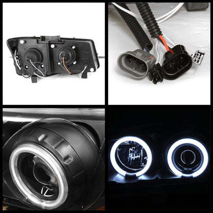 Spyder Chevy Silverado 1500 03-06 Projector HeadlightsCCFLHalo LED Blk High H1 PRO-YD-CS03-CCFL-BK SPYDER