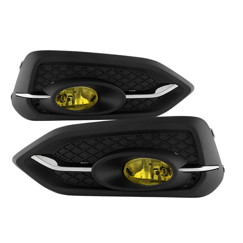 Spyder Honda Civic 2014-2015 2Dr/Coupe (EX Model Only)OEM Fog Light W/Switch- Yellow FL-HC2014-2D-Y SPYDER