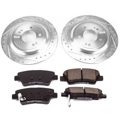 Power Stop 17-18 Kia Sportage Rear Z23 Evolution Sport Brake Kit PowerStop