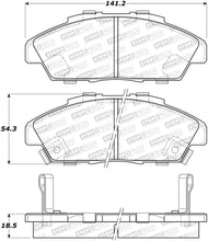 Load image into Gallery viewer, StopTech Premium Ceramic Brake Pads - 308.04960