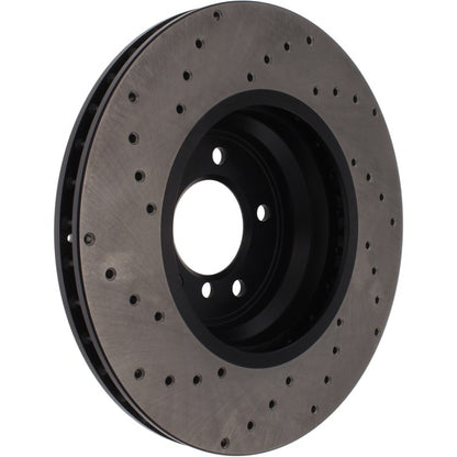 StopTech 07-13 BMW 3 Series Cryo Drilled Sport Left Front Rotor Stoptech