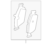 Load image into Gallery viewer, OEM Volvo Brake Pad Set S60 AWD FWD XC60 S90 V60 V90 (32373348) X1