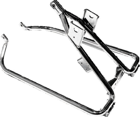 Bikers Choice 09-13 FLH FLT Chrome Saddlebag Support Bracket - 564333