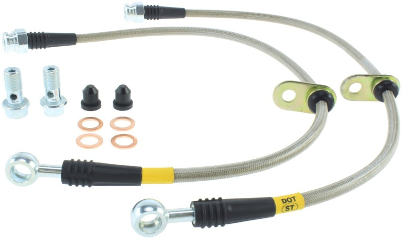 StopTech 07-09 Ford Edge / 07-09 Lincoln MKX Stainless Steel Rear Brake Lines Stoptech