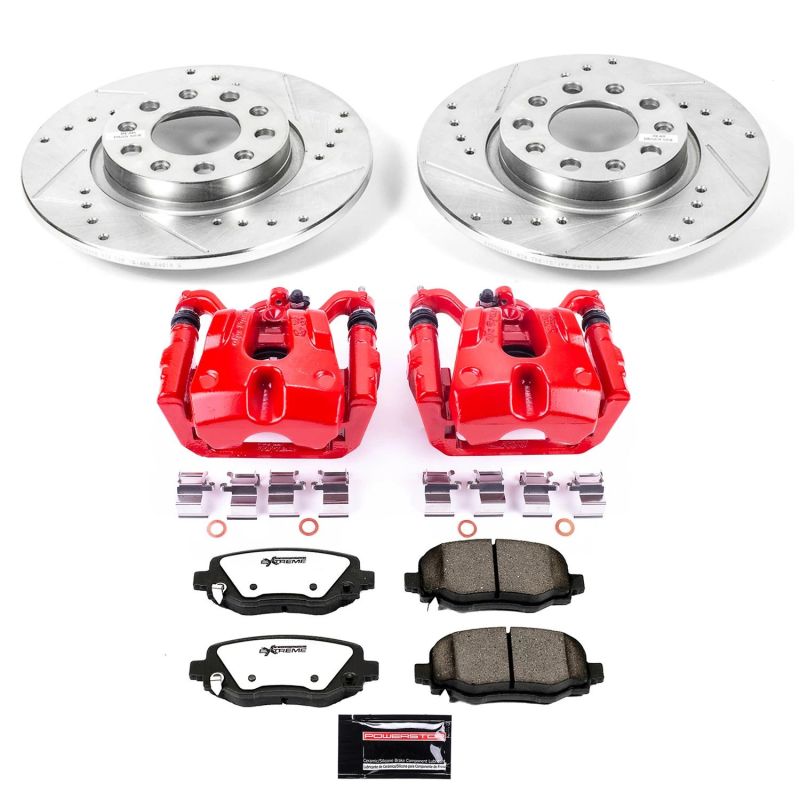 Power Stop 15-17 Chrysler 200 Rear Z36 Truck & Tow Brake Kit w/Calipers PowerStop