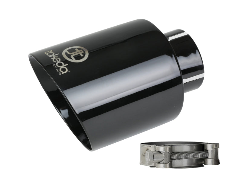 afe Takeda Universal Exhaust Tip 2-1/2 IN Inlet x 4-1/2 IN Outlet x 7 IN L