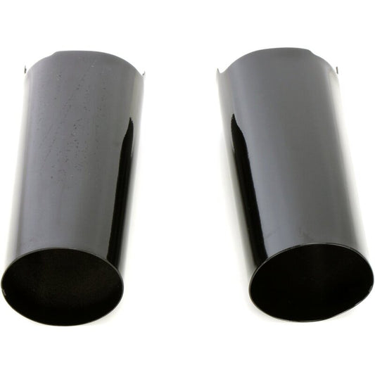 Bikers Choice 14-Up Touring Black +2 Inch Fork Tube Covers Pr - 496033