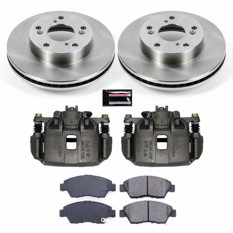 Power Stop 13-15 Acura ILX Front Autospecialty Brake Kit w/Calipers PowerStop