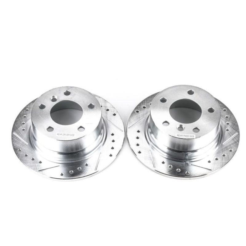 Power Stop 96-02 BMW Z3 Rear Evolution Drilled & Slotted Rotors - Pair PowerStop