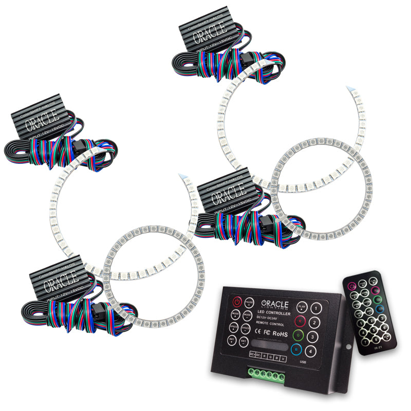 Oracle Mazda 3 10-12 Halo Kit - ColorSHIFT w/ 2.0 Controller ORACLE Lighting