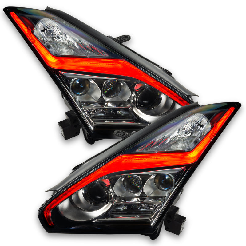 Oracle 15-21 Nissan GT-R RGB+W (Lightning Bolt) Headlight DRL Upgrade Kit - ColorSHIFT