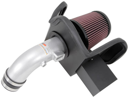 K&N 69 Series Typhoon Performance Intake Kit - Silver for 13-14 Nissan Altima 2.5L L4 K&N Engineering