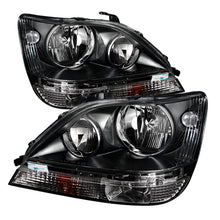 Load image into Gallery viewer, Xtune Lexus Rx300 99-03 Halogen Only (Bulbs Not Included) Crystal Headlights Black PRO-JH-LRX99-BK SPYDER